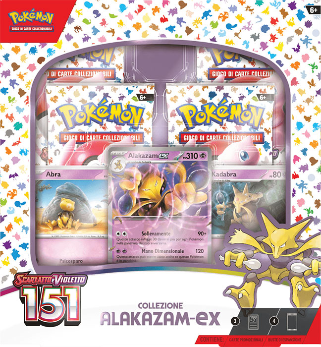 Pokemon Scarlatto e Violetto 151 CollezionAlakazam-ex